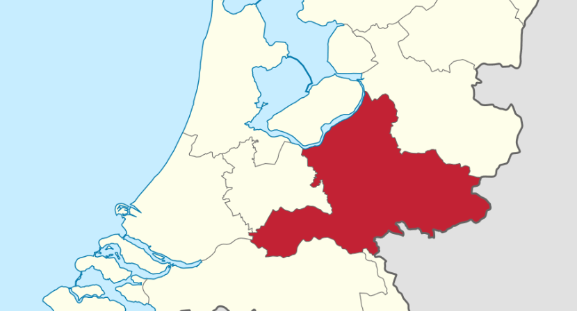 kaartje provincie Gelderland